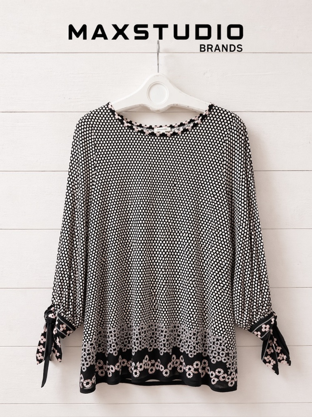 MAX STUDIO geometric tunic size L
